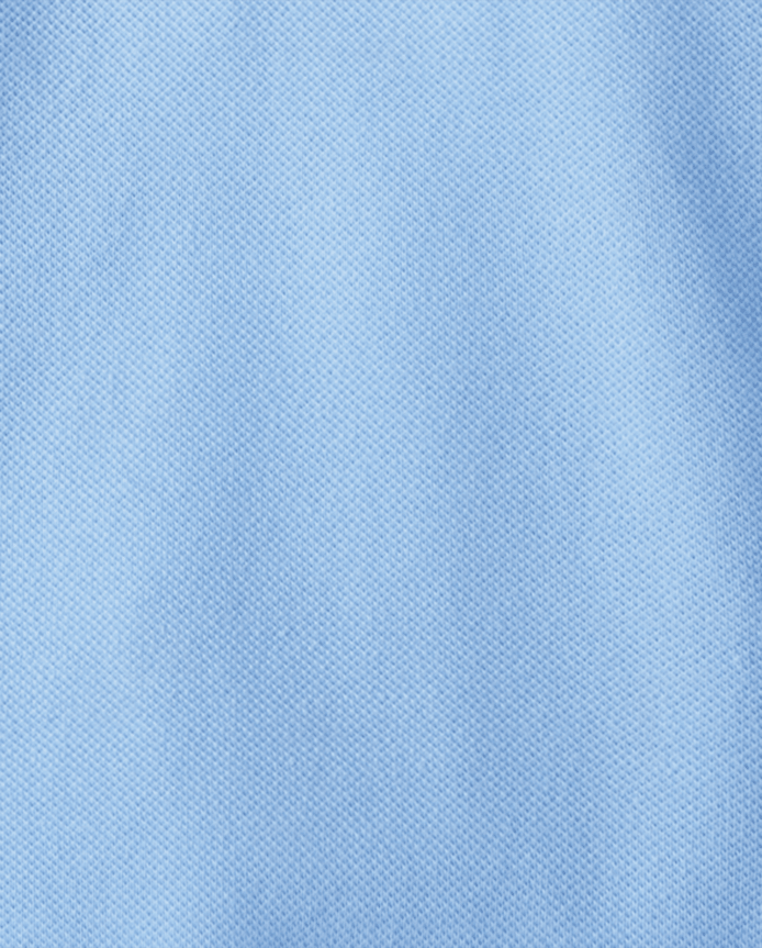 Toddler Girls Uniform Ruffle Soft Stretch Pique Polo