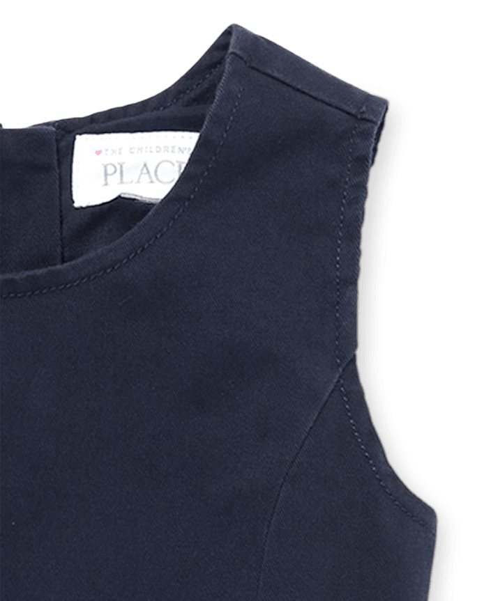 Toddler Girls Uniform Bow Jumper