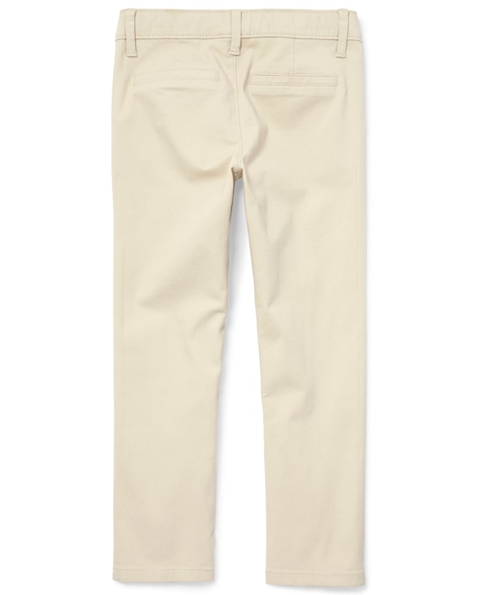 Girls Uniform Stretch Bootcut Chino Pants