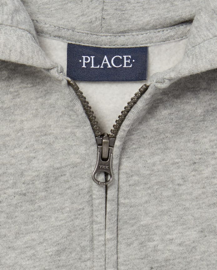 Boys Fleece Zip Up Hoodie