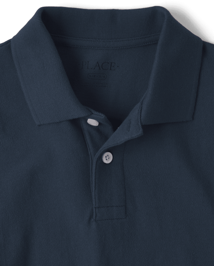 Polo en piqué d'uniforme pour garçon