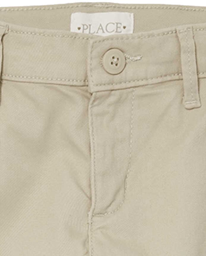 Girls Uniform Stretch Skinny Chino Pants