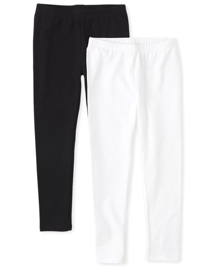 Lot de 2 leggings pour filles