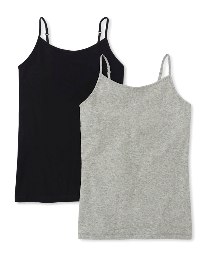 Lot de 2 camisoles basiques pour fille