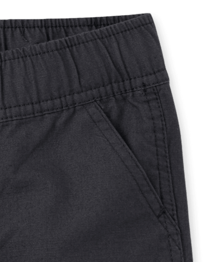 Boys Ripstop Pull On Cargo Shorts