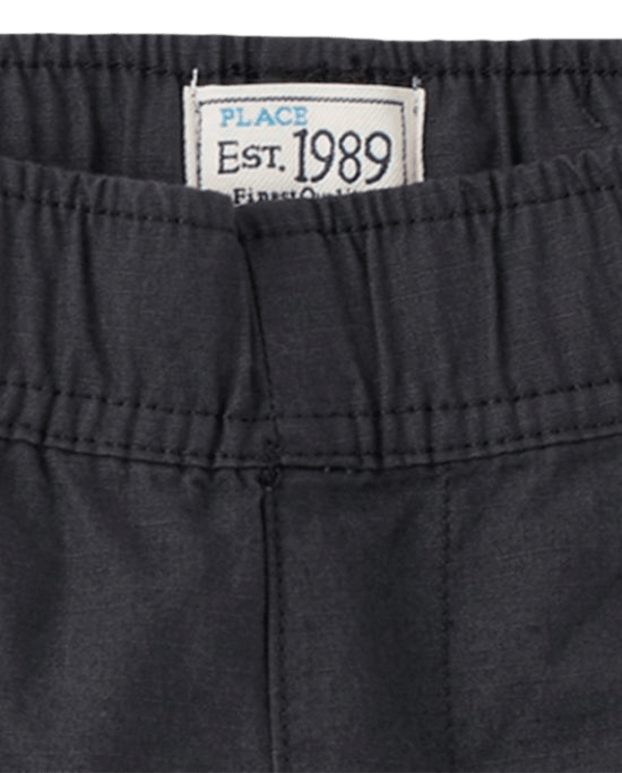 Boys Ripstop Pull On Cargo Shorts