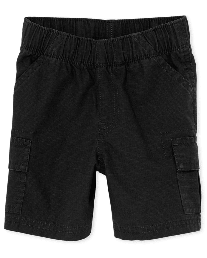 Toddler Boys Ripstop Pull On Cargo Shorts