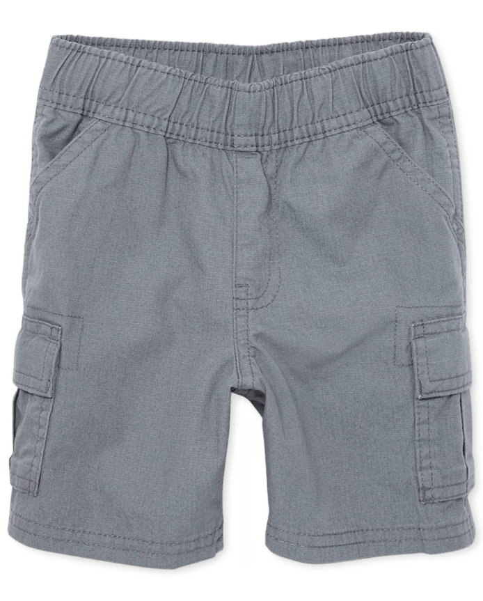 Toddler Boys Ripstop Pull On Cargo Shorts