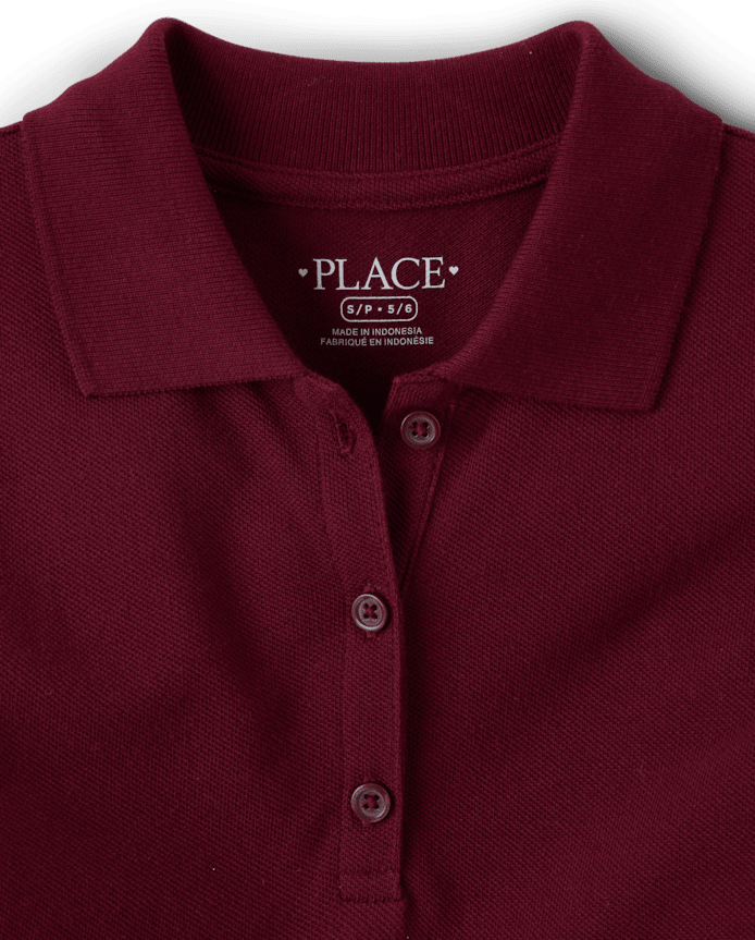 Girls Uniform Soft Pique Polo Dress