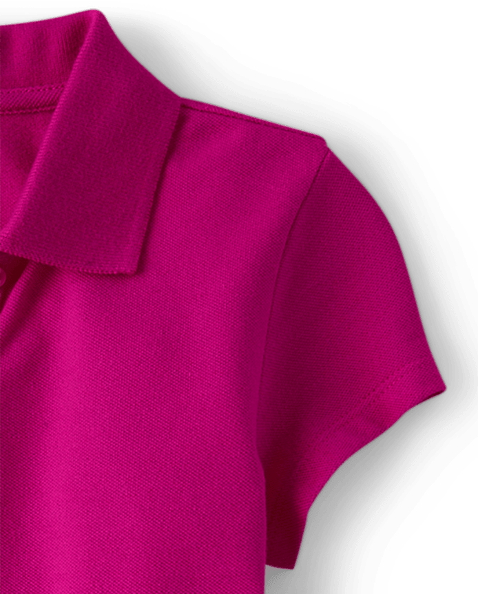 Girls Uniform Soft Pique Polo Dress