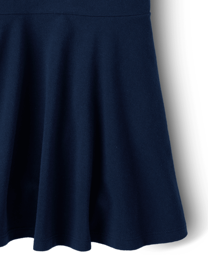 Girls Uniform Soft Pique Polo Dress