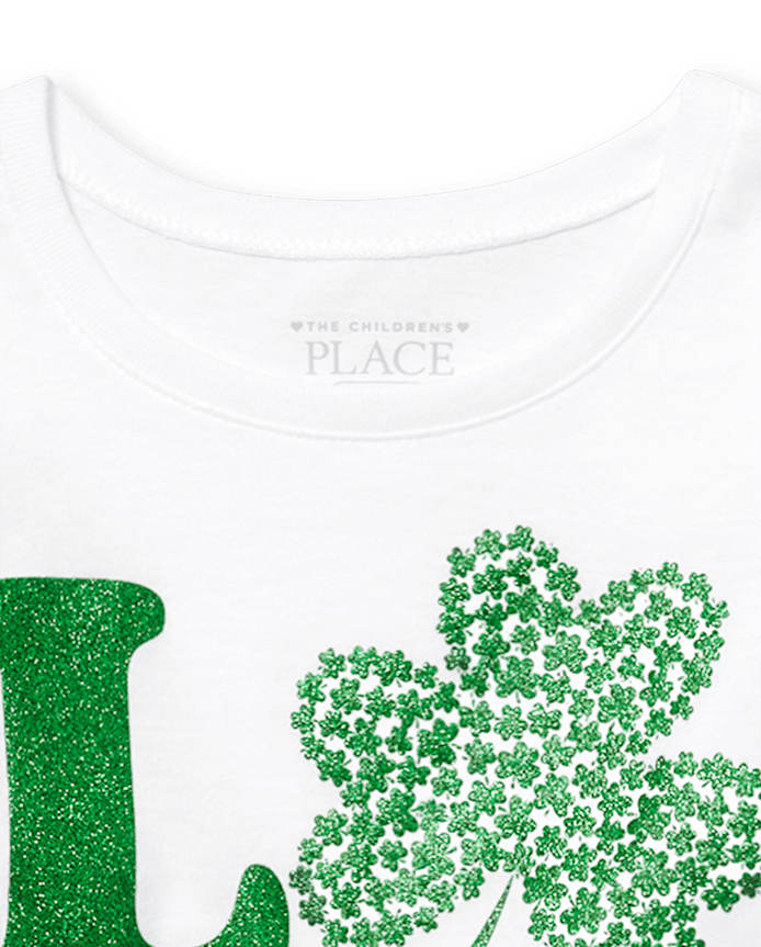 T-shirt graphique de la Saint-Patrick pour bébé et toute-petite fille