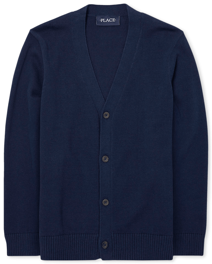 Boys V Neck Cardigan