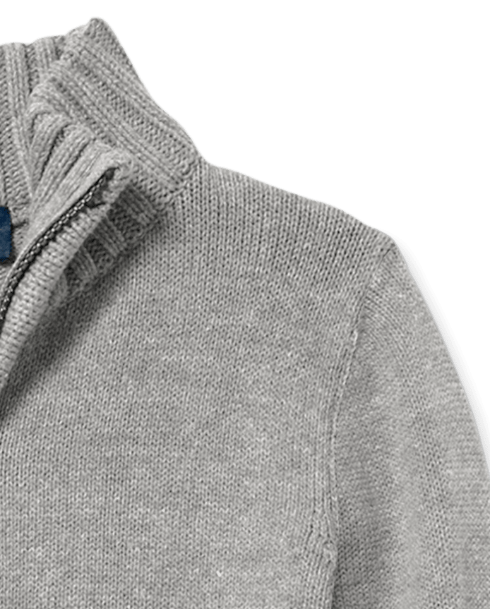 Boys Zip Up Sweater