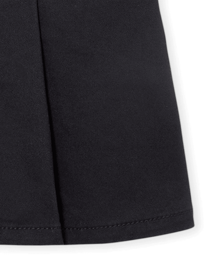 Girls Uniform Stretch Button Skort