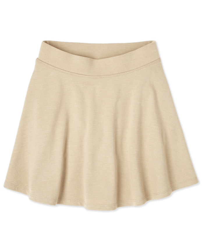 Girls Uniform Ponte Knit Skort