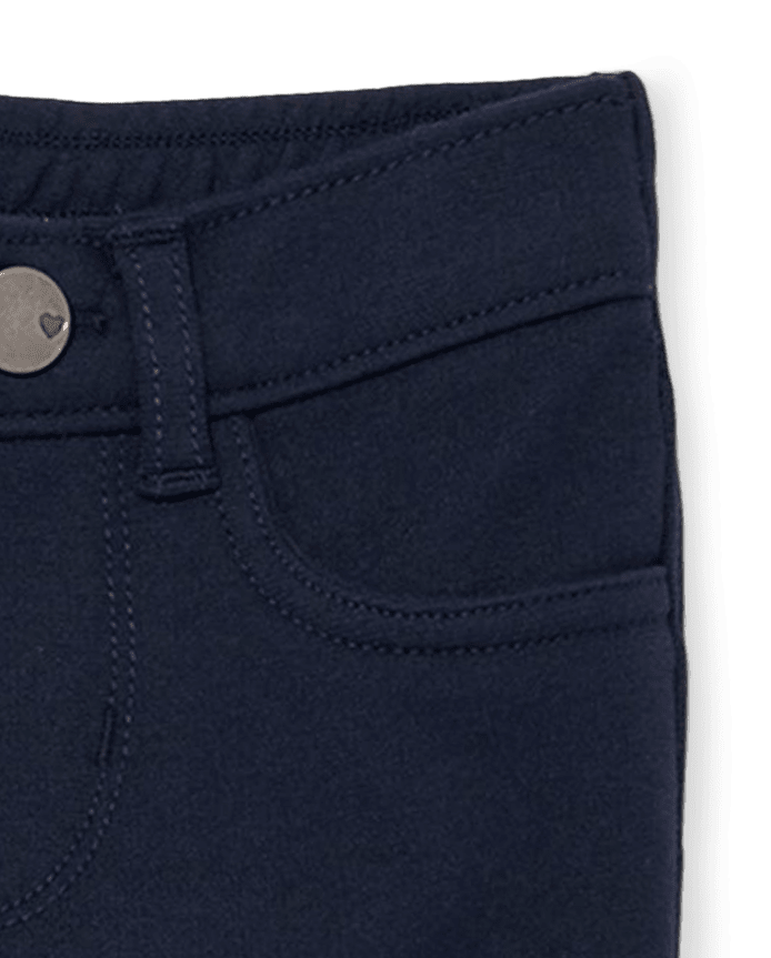 Toddler Girls Uniform Ponte Knit Pull On Jeggings