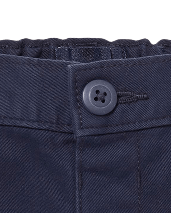 Toddler Girls Uniform Stretch Chino Shorts