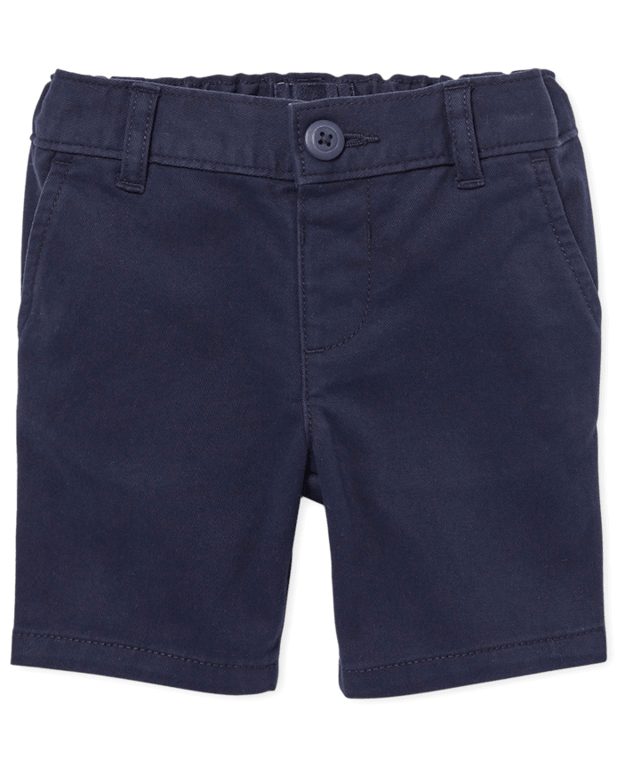 Toddler Girls Uniform Stretch Chino Shorts