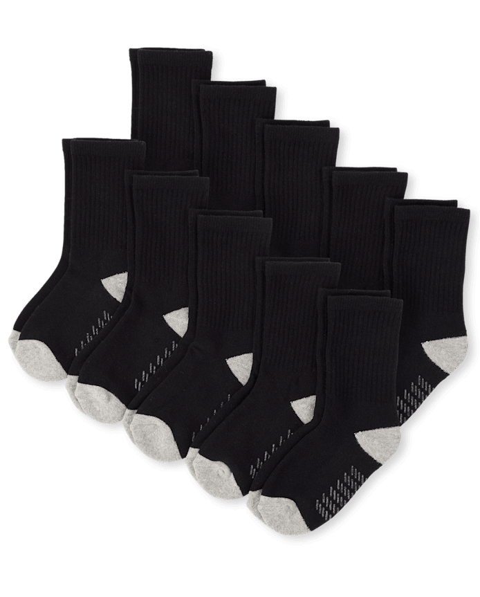 Lot de 10 paires chaussettes pour bébés et tout-petits garçons