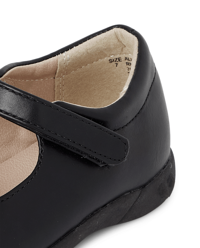 Toddler Girls Embroidered Cat Mary Jane Shoes