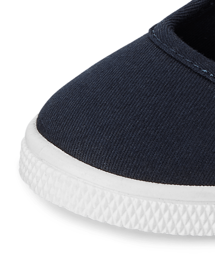 Toddler Girls Bow Strap Canvas Sneakers