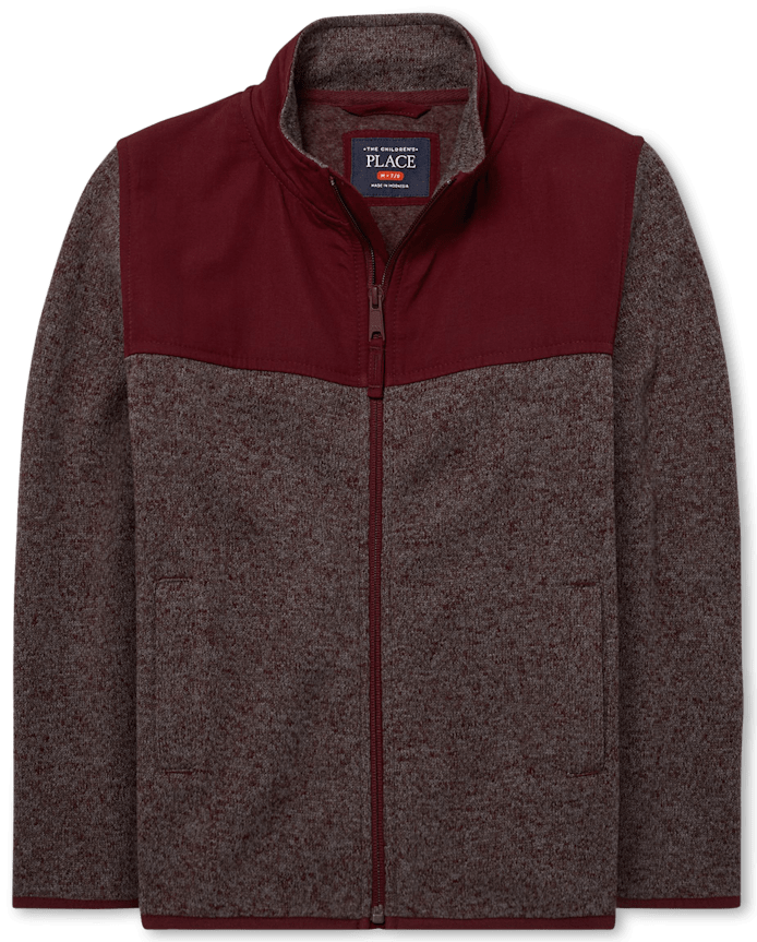 Boys Sweater Fleece Trail Jacket