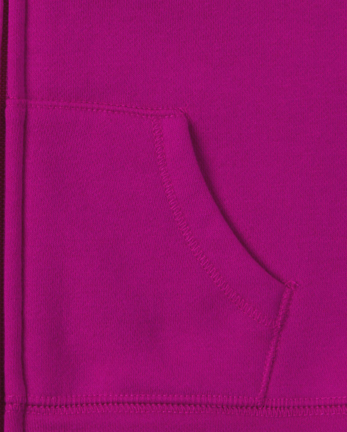 Toddler Girls Fleece Zip Up Hoodie