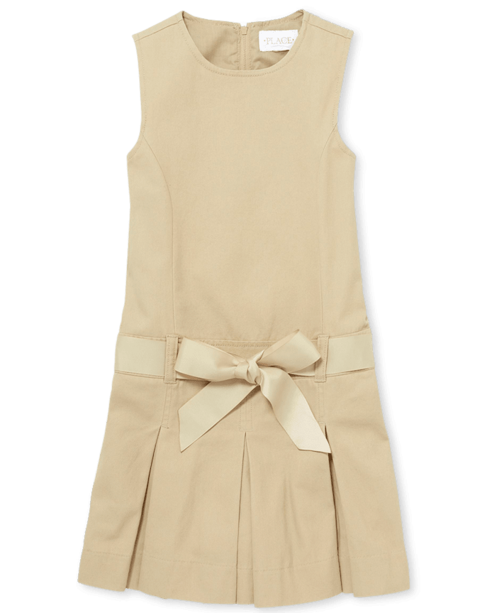 Girls Uniform Belted Jumper - Plus