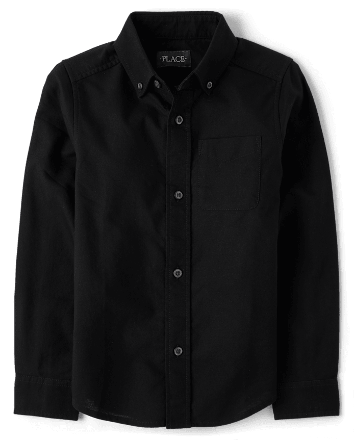 Boys Uniform Oxford Button Down Shirt