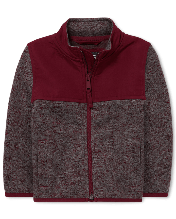 Baby And Toddler Boys Sweater Fleece Trail Jacket