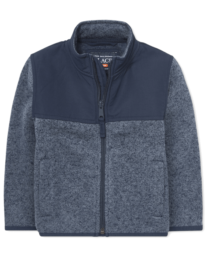 Baby And Toddler Boys Sweater Fleece Trail Jacket