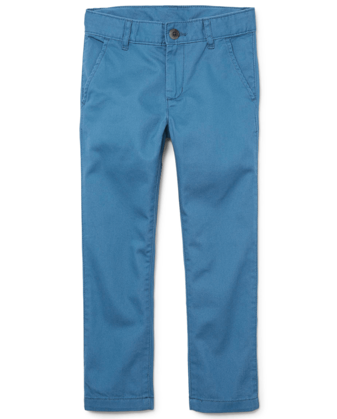 Boys Uniform Stretch Skinny Chino Pants