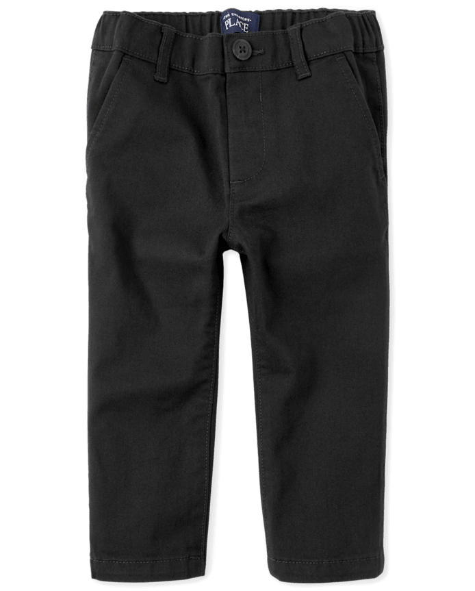 Baby And Toddler Boys Uniform Stretch Skinny Chino Pants