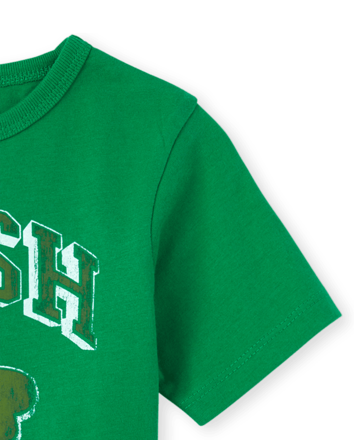 Baby And Toddler Boys Matching Family Shamrock Graphic Tee
