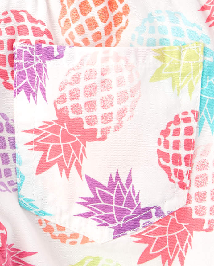 Girls Print Pull On Shorts