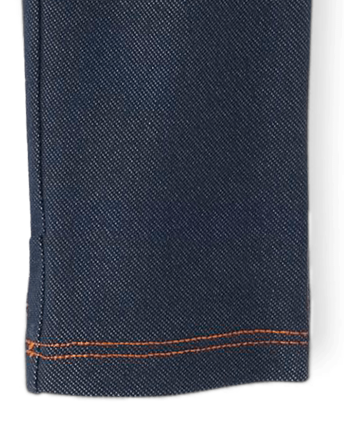 Girls Faux Denim Leggings 2-Pack