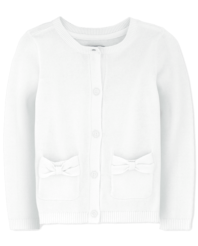 Toddler Girls Bow Cardigan