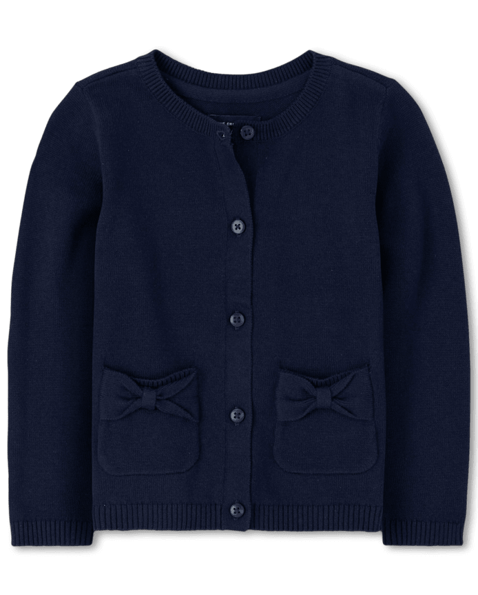 Toddler Girls Bow Cardigan