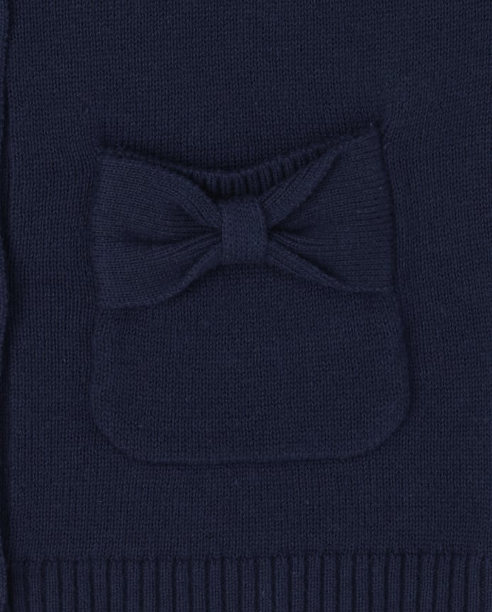 Toddler Girls Bow Cardigan