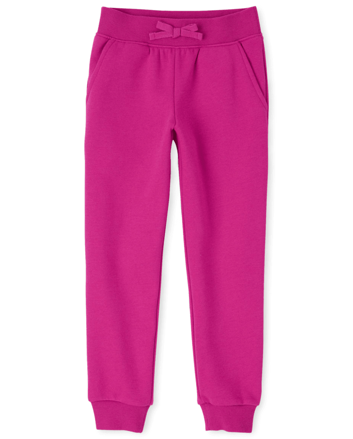 Girls Fleece Jogger Pants