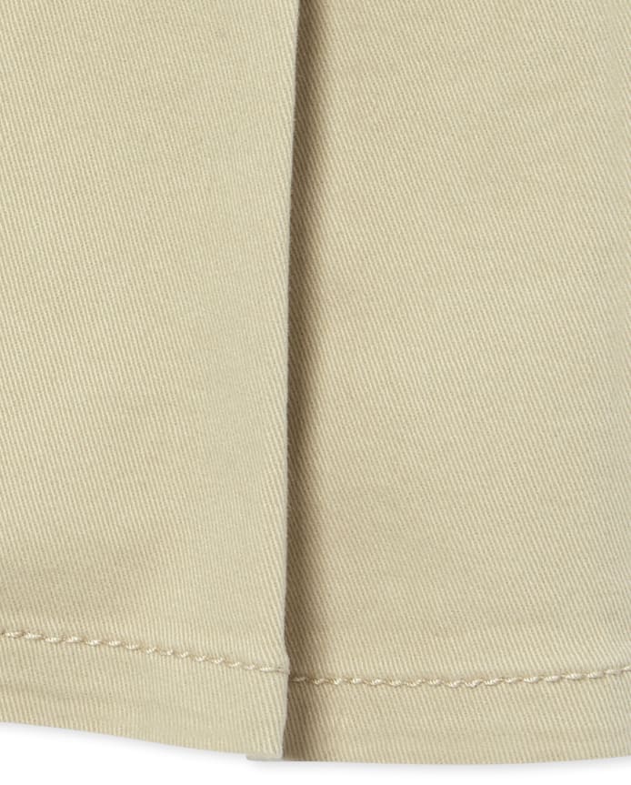 Girls Uniform Stretch Button Skort 2-Pack