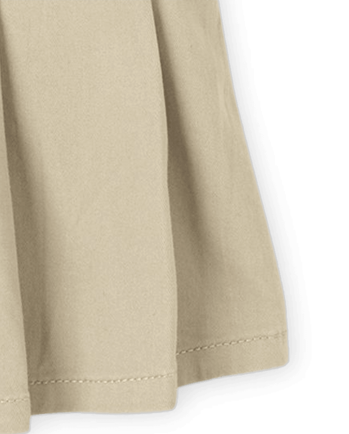 Girls Uniform Stretch Pleated Skort 2-Pack