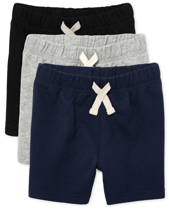Baby And Toddler French Terry Shorts 3-Pack