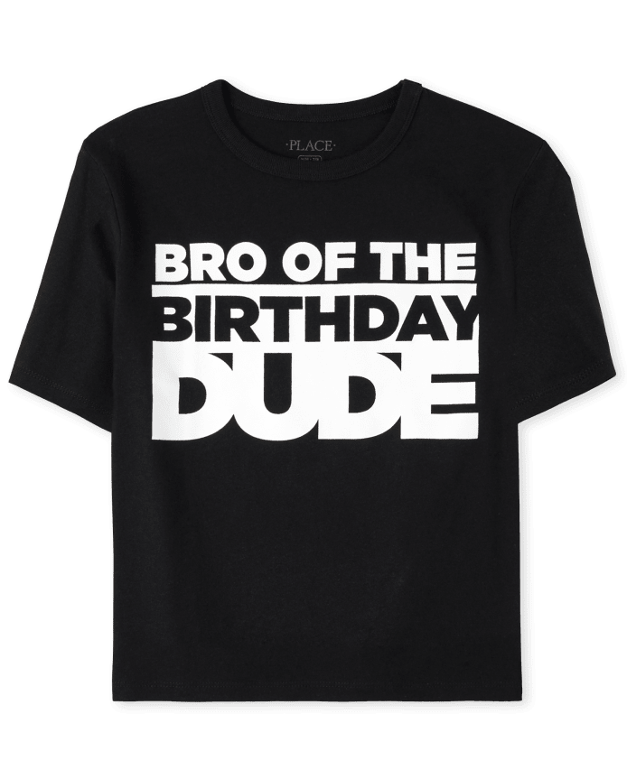 Boys Matching Family Birthday Graphic Tee