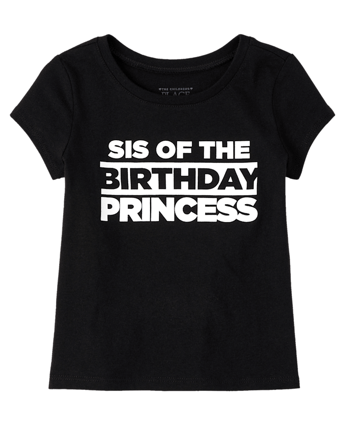 Baby And Toddler Girls Matching Family Birthday Graphic Tee