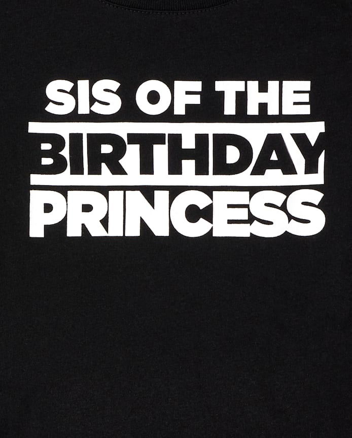 Baby And Toddler Girls Matching Family Birthday Graphic Tee