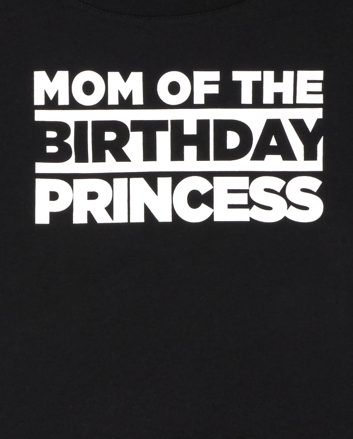 Womens Matching Family Birthday Graphic Tee