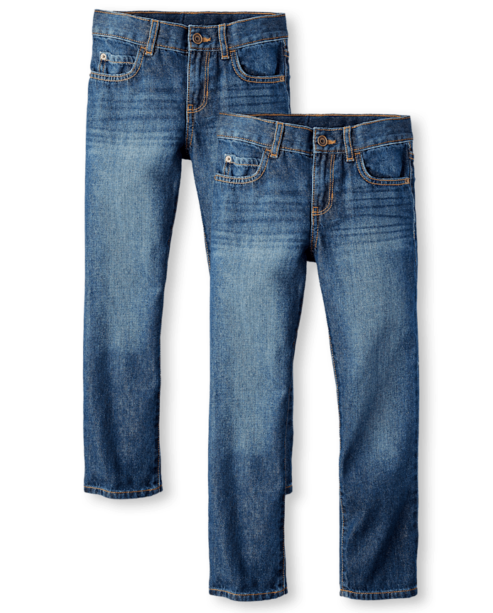 Boys Straight Jeans 2-Pack