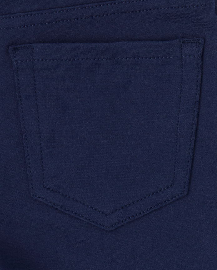 Girls Uniform Ponte Knit Pull On Jeggings 2-Pack